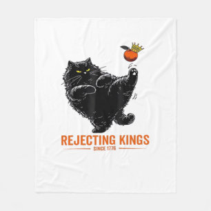 Patriottische vlag ontwerp 'Koningen verwerpen sin Fleece Deken