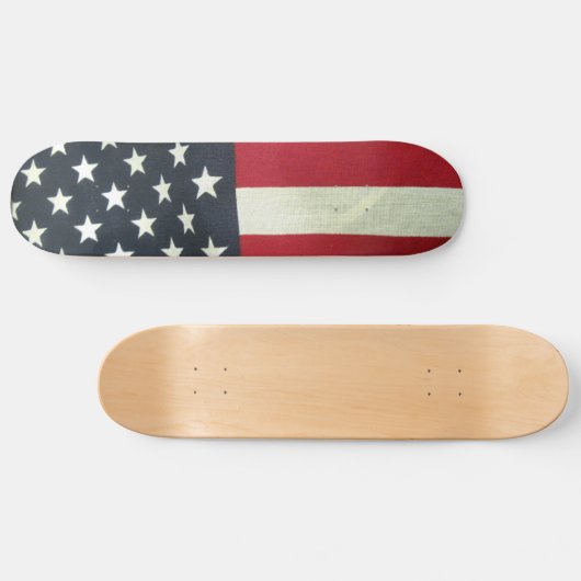 Patriottische vlag persoonlijk skateboard (Horizontaal)