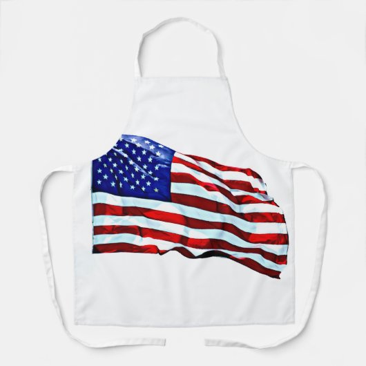 Patriottische vlag schort (Voorkant)