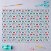 Patriottische Vlag Slaglintjes Tissue Papier (Craft)