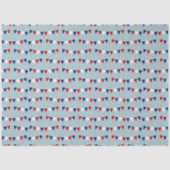 Patriottische Vlag Slaglintjes Tissue Papier (Voorkant)
