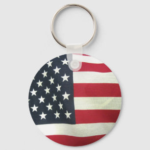 Patriottische vlag sleutelhanger