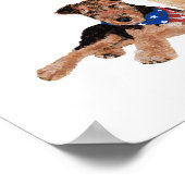 Patriottische vlag Trio Poster (Hoek)