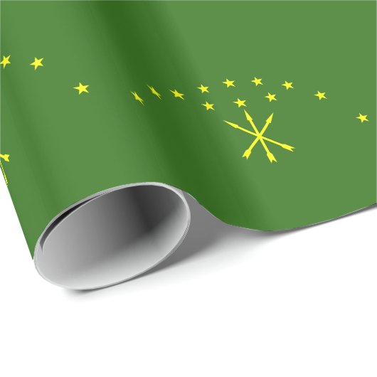 Patriottische vlag van Adygea Cadeaupapier (Rol Hoek)