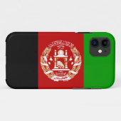Patriottische vlag van Afghanistan Case-Mate iPhone Case (Achterkant (horizontaal))