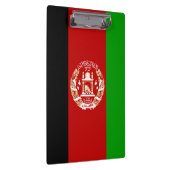 Patriottische vlag van Afghanistan Klembord (Rechts)