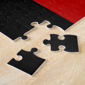 Patriottische vlag van Afghanistan Legpuzzel (Zijkant)