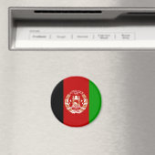 Patriottische vlag van Afghanistan Magneet (Insitu (Vaatwasser))