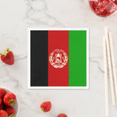 Patriottische vlag van Afghanistan Servetten (Insitu)