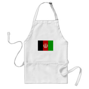 Patriottische vlag van Afghanistan Standaard Schort
