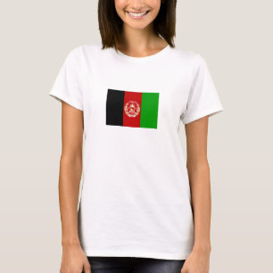 Patriottische vlag van Afghanistan T-shirt