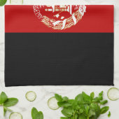 Patriottische vlag van Afghanistan Theedoek (Gevouwen)