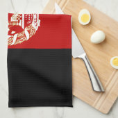 Patriottische vlag van Afghanistan Theedoek (Quarter Fold)