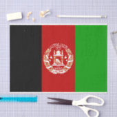 Patriottische vlag van Afghanistan Tissuepapier (Craft)