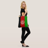 Patriottische vlag van Afghanistan Tote Bag (Op model)