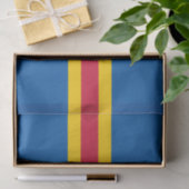 Patriottische vlag van Åland-eilanden Tissuepapier (Geschenk)