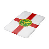 Patriottische vlag van Alderney Badmat (Gekanteld)