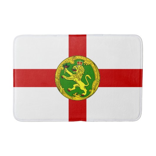 Patriottische vlag van Alderney Badmat (Voorkant)
