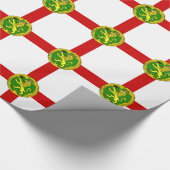 Patriottische vlag van Alderney Cadeaupapier (Hoek)