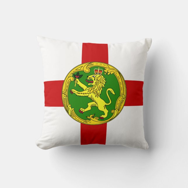 Patriottische vlag van Alderney Kussen (Voorkant)