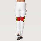 Patriottische vlag van Alderney Leggings (Achterkant)