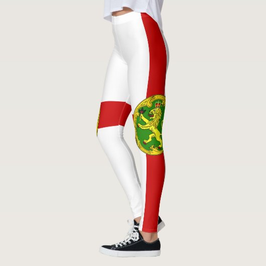 Patriottische vlag van Alderney Leggings (Links)