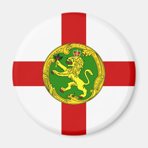 Patriottische vlag van Alderney Magneet