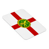 Patriottische vlag van Alderney Magneet (Rechterzijde)