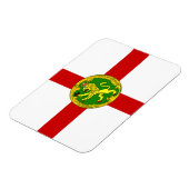 Patriottische vlag van Alderney Magneet (Linkerzijde)