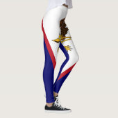 Patriottische vlag van Amerikaans-Samoa Leggings (Rechts)