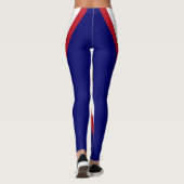 Patriottische vlag van Amerikaans-Samoa Leggings (Achterkant)