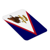 Patriottische vlag van Amerikaans Samoa Magneet (Rechterzijde)