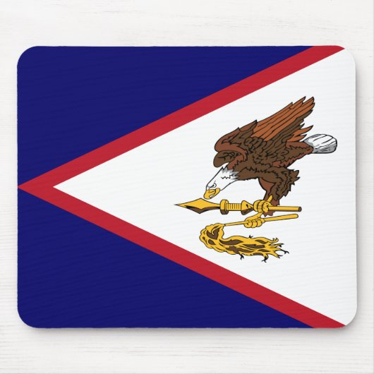 Patriottische vlag van Amerikaans Samoa Muismat (Voorkant)
