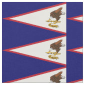 Patriottische vlag van Amerikaans Samoa Stof (Close Up)