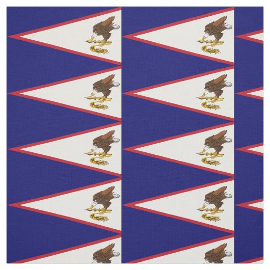 Patriottische vlag van Amerikaans Samoa Stof (Swatch)