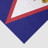 Patriottische vlag van Amerikaans Samoa Tissuepapier (Detail)