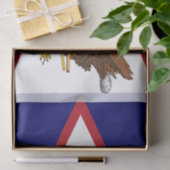 Patriottische vlag van Amerikaans Samoa Tissuepapier (Geschenk)