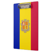 Patriottische vlag van Andorra Klembord (Links)