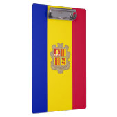 Patriottische vlag van Andorra Klembord (Rechts)