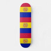Patriottische vlag van Andorra Persoonlijk Skateboard (Voorkant)
