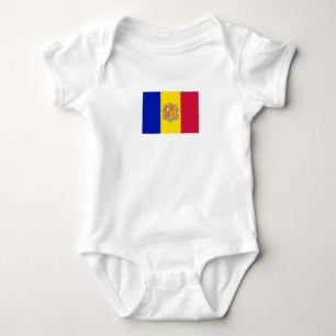 Patriottische vlag van Andorra Romper