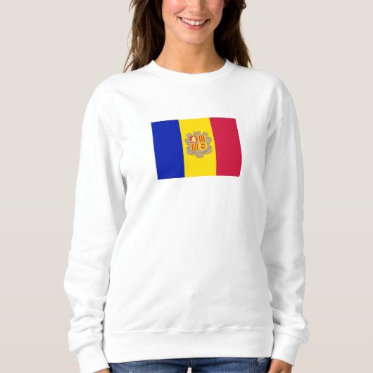 Patriottische vlag van Andorra Trui (Voorkant)