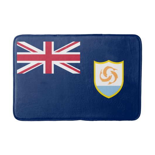 Patriottische vlag van Anguilla Badmat (Voorkant)
