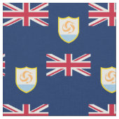 Patriottische vlag van Anguilla Stof (Close Up)