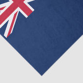 Patriottische vlag van Anguilla Tissuepapier (Detail)
