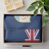 Patriottische vlag van Anguilla Tissuepapier (Geschenk)