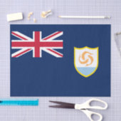 Patriottische vlag van Anguilla Tissuepapier (Craft)