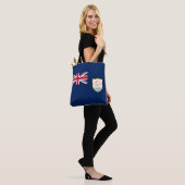 Patriottische vlag van Anguilla Tote Bag (Op model)