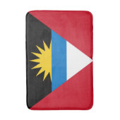 Patriottische vlag van Antigua en Barbuda Badmat (Voorkant Verticaal)
