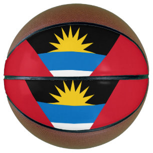 Patriottische vlag van Antigua en Barbuda Basketbal
